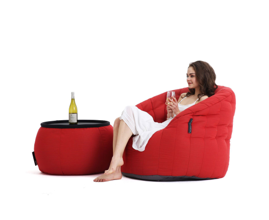 Комплект уличной мягкой мебели Cove Package - Crimson Vibe (красный) - Оксфорд, Цвет: Crimson Vibe, Категория ткани: Оксфорд, изображение 3