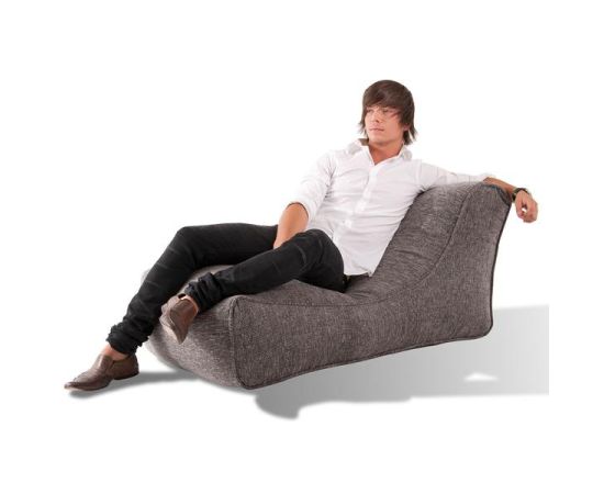 Бескаркасный шезлонг Studio Lounger™ - Luscious Grey (серый), Цвет: Luscious Grey, Категория ткани: Sofa Weave, изображение 2