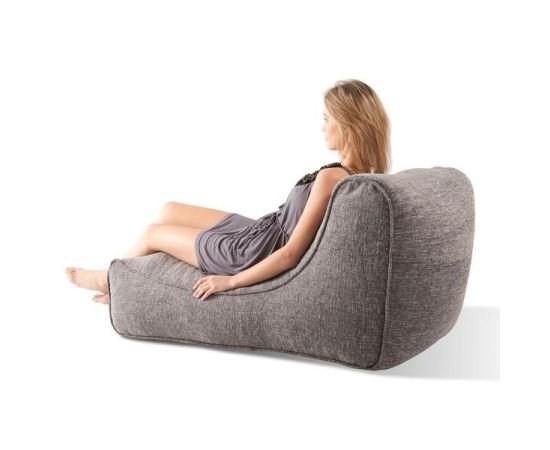 Бескаркасный шезлонг Studio Lounger™ - Luscious Grey (серый), Цвет: Luscious Grey, Категория ткани: Sofa Weave, изображение 4