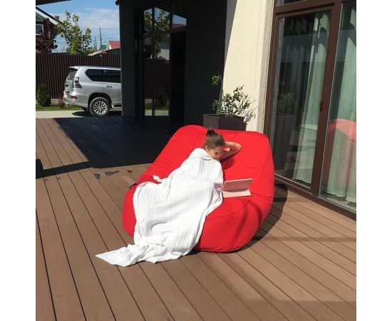 Купить большой шезлонг Satellite Twin Sofa™ - Rising Sun (красный Оксфорд)