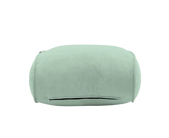 Купить пуфик под ноги оттоманку Ottoman - Pepper Mint (серо-зеленый велюр)