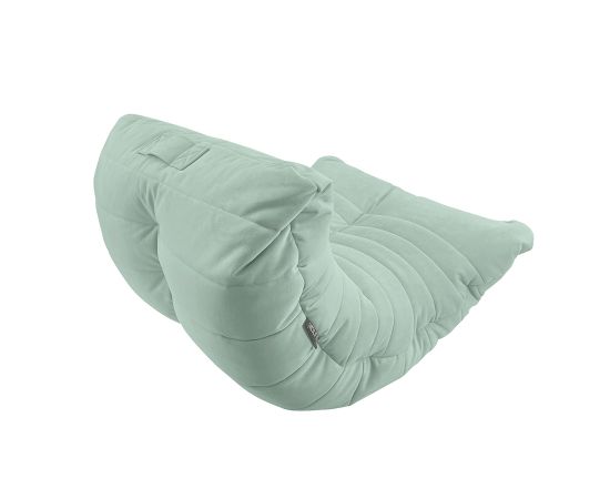 Купить  бескаркасное кресло кокон Acoustic Sofa - Pepper Mint (мятный велюр)
