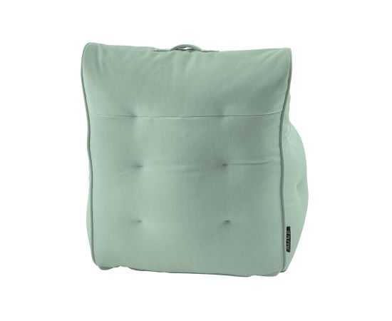 Купить бескаркасное кресло лаунж Tranquility Armchair - Pepper Mint (серо-зеленый велюр)