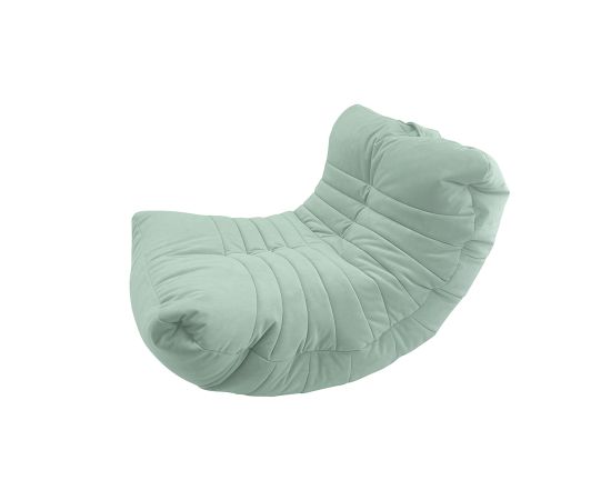 Купить  бескаркасное кресло кокон Acoustic Sofa - Pepper Mint (мятный велюр)