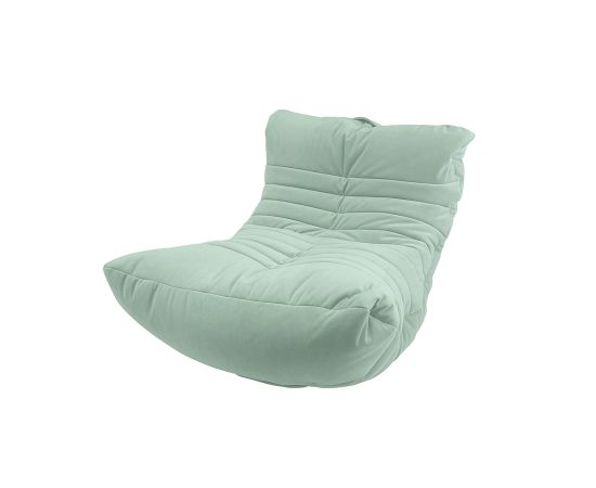 Купить  бескаркасное кресло кокон Acoustic Sofa - Pepper Mint (мятный велюр)