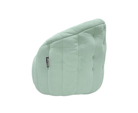 Купить бескаркасное кресло пенек австралия Butterfly Sofa - Pepper Mint (серо-зеленый велюр)