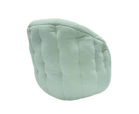 Купить бескаркасное кресло пенек австралия Butterfly Sofa - Pepper Mint (серо-зеленый велюр)
